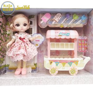 Girl Doll with Ice Cream Cart 021